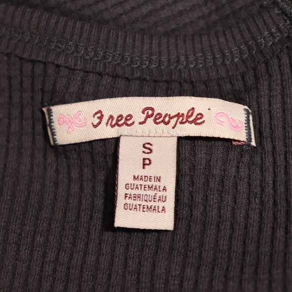 NWT Free People X ASOS Santa Clara Thermal in Black - Picture 12 of 15